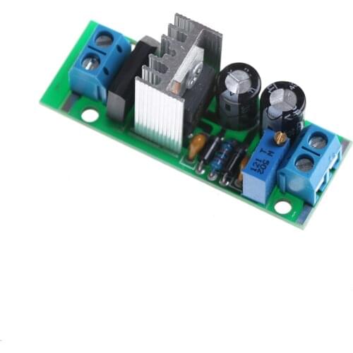 1.25-37V 1.5A 1pc AC/DC LM317 Linear Regulator Step Down Rectifier Buck Power Module
