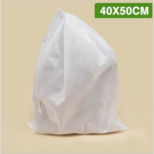 10pcs/lot 40*50 Non woven clothes bags Storage Dust bag for handbag Travel Sundries storage Clothes shoes Debris collection bag