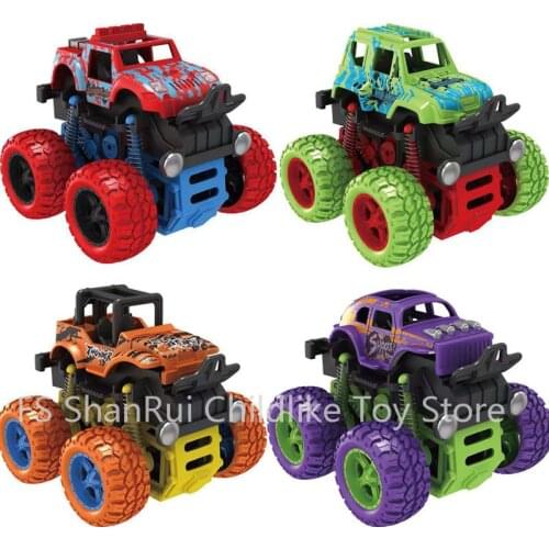 4 colors abs 4 wheels SUV car toys for kids