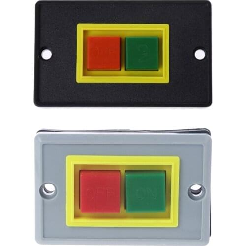 AC 380V 2KW I/O On Off Start Stop Push Button Switch 6 Screw Terminals