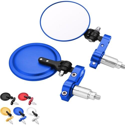 For Gas Gas EC250 EC300 TC125 TE125 ec 250 Motorcycle Mirror 22/24mm Handle Bar End Rearview Side Mirrors five colors