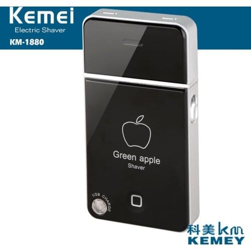 Kemei Apple Shape Electric Shaver USB Charging Razor Mens Shaver Face Shaver Mens Razor Electric Razor Beard Trimmer For Men