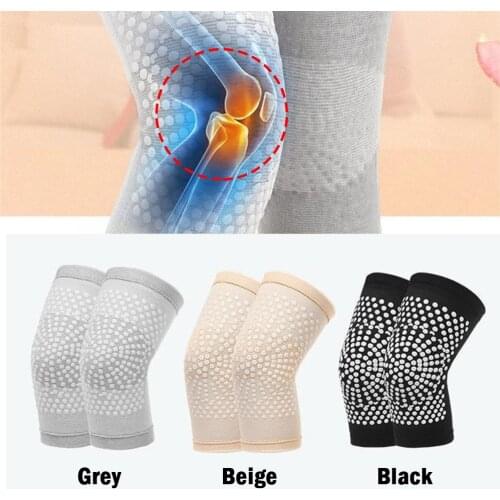 2pcs Self Heating Support Knee Pads Knee Brace Warm for Arthritis Joint Pain Relief and Injury Recovery Belt Knee Massager Foot