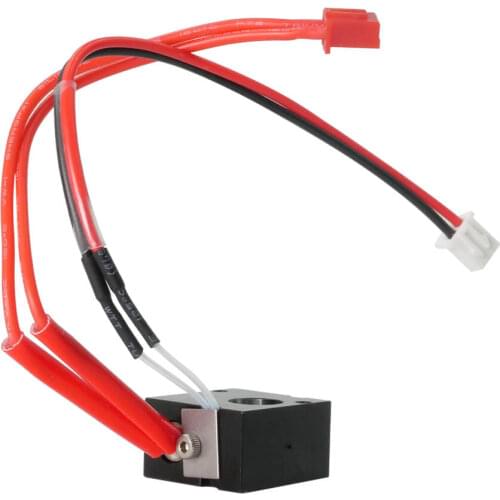 JGMAKER Assembled Extruder Heating Kit With Heating Block Cartridge Heater Thermistor For Artist D and Pro