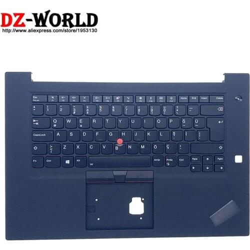 Repaint Shell Palmrest Upper Case With Turkish Backlit Keyboard for Lenovo Thinkpad P1 Gen2 X1 Extreme 2nd Laptop Cover 02XR011