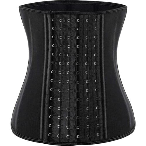 Waist Trainer for Women Slimming Corset Cincher Body Shaper Girdle Trimmer with Steel Bones Extender