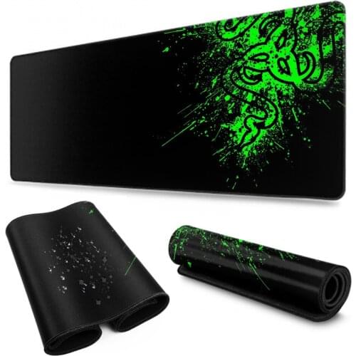 Razer Mouse Pad Gaming Mousepad Mat Gamer Mouse Pad Keyboard Desk Mat Table Carpet Mousepad xxl 900x400 For Computer Laptop Pad