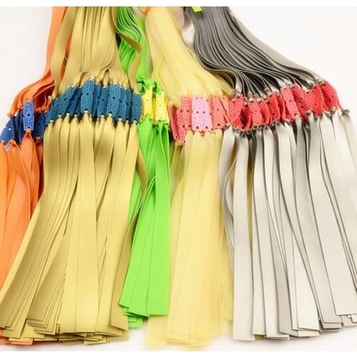 10pcs Thick Natural Latex Slingshots Flat Rubber Bands Catapult 0.65 0.75 0.8 1m