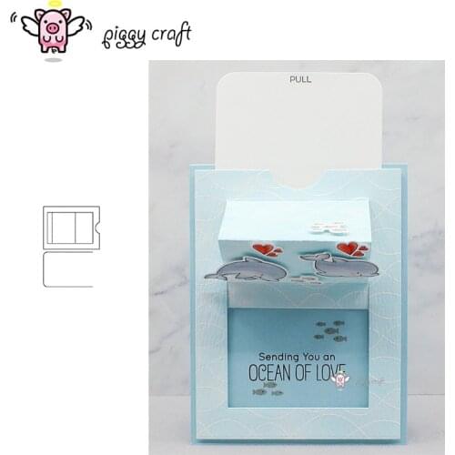 Piggy Craft metal cutting dies cut die mold 2019 New The Slider card Scrapbook paper craft knife mould blade punch stencils die