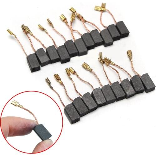 20Pcs 6mm*8mm*14mm Motor Carbon Brushes Set For Electric Drill Angle Grinder Graphite Brush Replacement Hot Sale Big Deal
