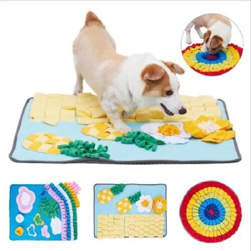 NEW Dogs Snuffle Mat Puzzle Toys Increase IQ Slow Dispensing Feeder Pet Cat Puppy Training Games Feeding Food Intelligence Toys