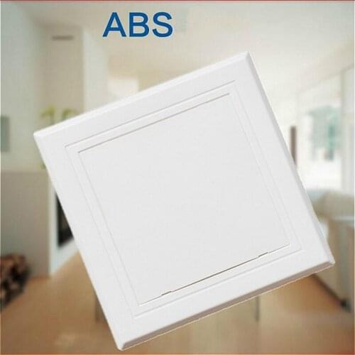 Plastic Access Door Easy-Snap Wall or Ceiling Access Panel for 100*150mm -480*480mm Opening Flush Universal ABS Square White