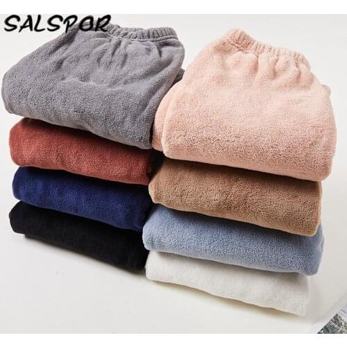 SALSPOR Plus Size Winter Thick Pants Women Keep Warm Casual Trousers Korean Fashion Pink Black Girls Streetwear Comfortable