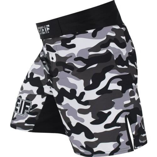 SOTF MMA Camouflage fitness Fierce fighting boxing shorts Tiger Muay Thai mma shorts kickboxing sanda short muay thai cheap