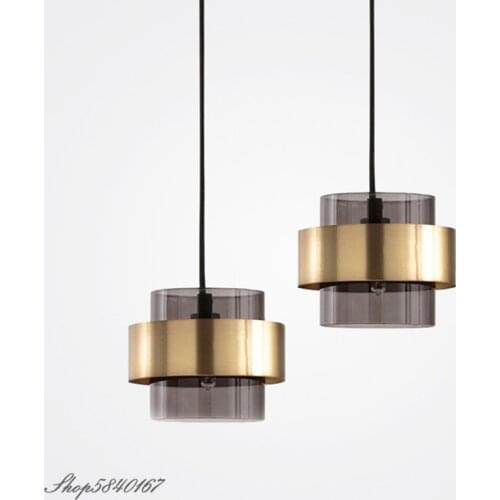 Modern Pendant Lights Led Luxury Glass Hanging Lamps for Dining Room Lights Kitchen Fixtures Suspension Luminaire Loft Pendant