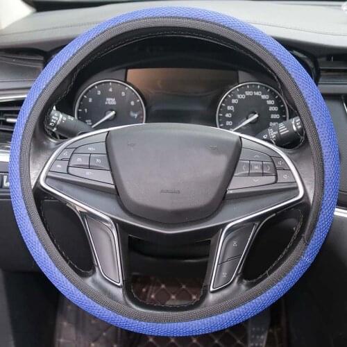 Universal elastic steering wheel cover Japanese mesh breathable cover multicolor matching four seasons car steering wheel cover