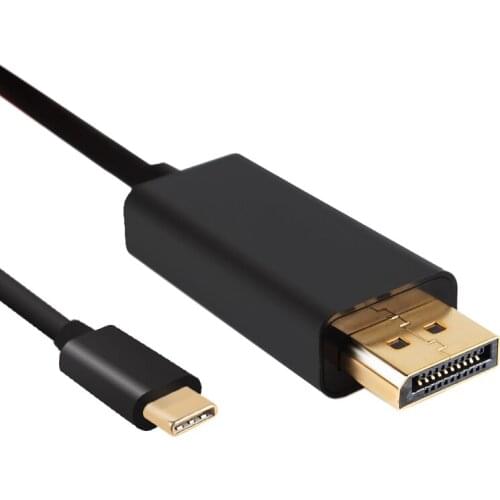 1.8M High Quality USB 3.1 Type C to Display Port Cable Top Quality USB-C Male to DP Male 4K HDTV Adapter Converter FOR MacBook