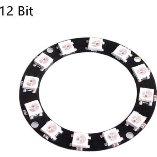 WS2812B WS 2811 5050 RGB LED Lamp Panel Module 5V 12Bit Rainbow LED Precise