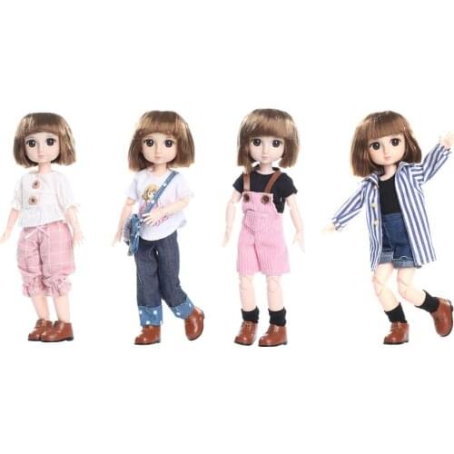 36cm Flexible Girl Doll Fashion Dolls Toy For Girls Gift & Accessories