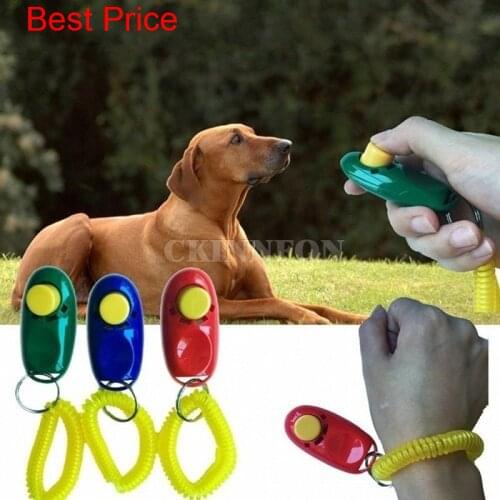 200Pcs/Lot Pet Training Clicker Button Clicker With Wrist Strap, Train Pets, Dog, Cat