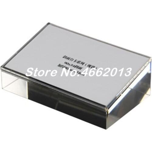 6 X Price Tag Name Card Display Acrylic Magnetic Picture Photo Frame declining Desk Sign Frame AD Block Label Display Stand