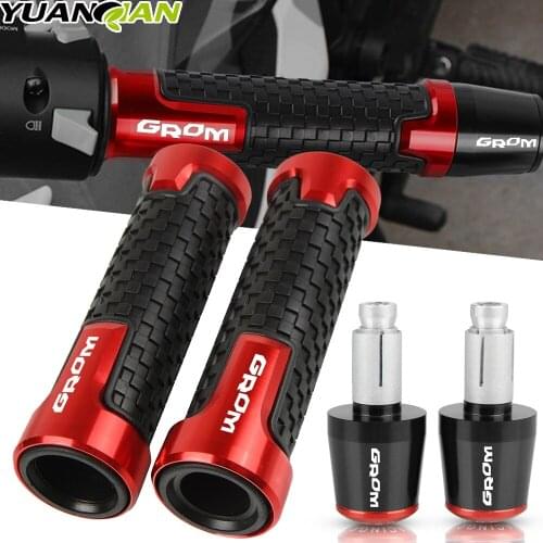 7/8'' 22mm For Honda GROM MSX 125 MSX125 2014-2017 Motorcycle handlebar grips ends Scooter handle bar grip end parts 2015 2016