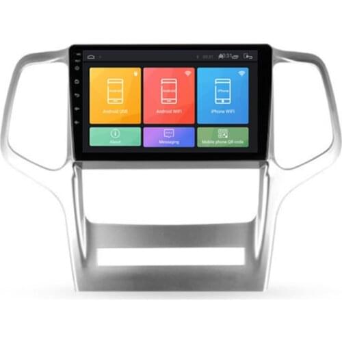 9'' Car Stereo Radio 2+32GB GPS WIFI BT DAB Mirror Link OBD For Jeep Grand Cherokee 2011-2013 For Android 10.1 system