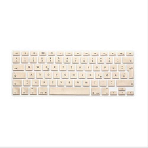 German Language Silicone Keyboard Cover skin 2016 new For Macbook White Air Pro 13/15/17 NEW UK/EU Keyboard layout
