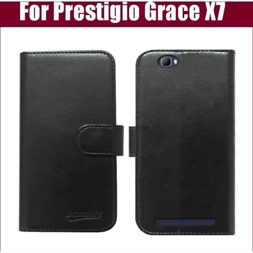Hot Sale! Prestigio Grace X7 Case New Arrival 6 Colors High Quality Flip PU Leather Case for Prestigio Grace X7 Case Phone Bag
