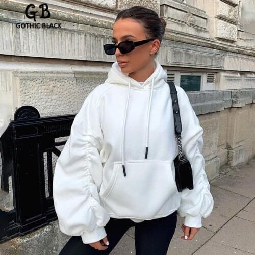 Женские футболки с капюшоном Gothic Black China At AliExpress