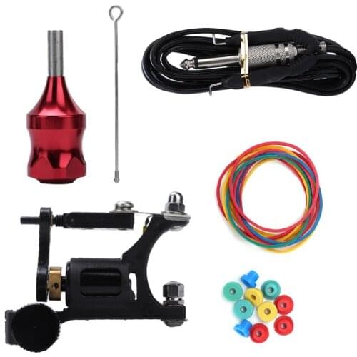 Alloy Wrap Coils Tattoo Machine Lining Shading Tattoo Guns Grips Needles Handle Hook Line Tools Sets Tattoo Supplies Accessories