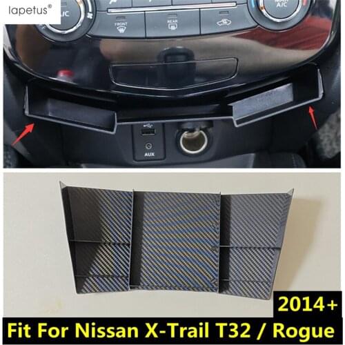 For Nissan X-trail T32 / Rogue 2014 - 2020 Central Control Storage Box Container Holder Tray Organizer Case Plastic Accessories