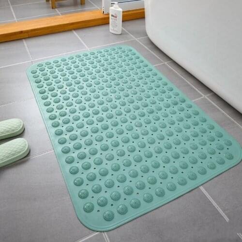 ECO PVC Anti-Slip Modern Bathroom Mat Large Solid DIY Bath Mat Skip Proof versatile Bathtub Massage Rug