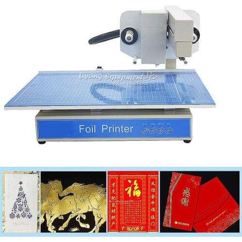 LY 500B foil press machine digital hot foil stamping printer machine best sales color business card printing