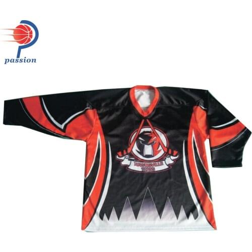 MOQ 5pcs Sublimation Ice Hockey Jersey For Team Customized