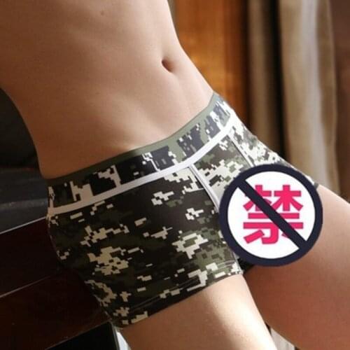 Mens Underwear Boxers U Convex Pouch Fashion Printed Men Underpants Boxer Shorts Male Panties Underpants Vetement Homme