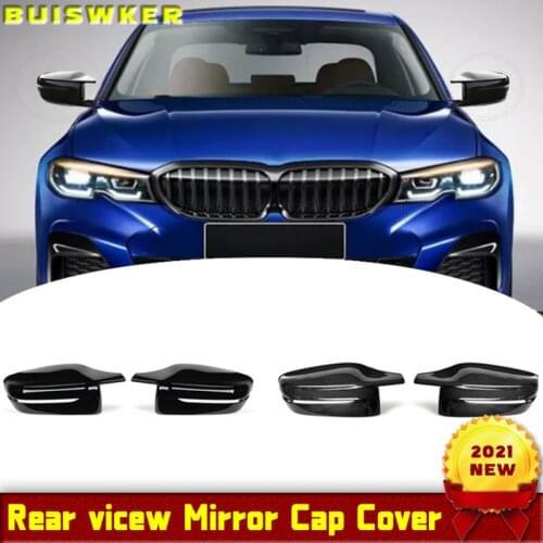 Carbon Fiber Exterior Side Rearview Mirror Cover Trim For BMW 3/5/6/7/8-Series G11 G12 G14 G15 G16 G20 G21 G30 G31 G32 2019 2020