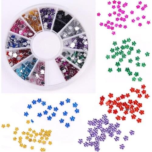 Nail Stickers Removable Handmade Acrylic Women Nail Stickers for Makeup 3D Nail Art Decoration In Wheel Accessories