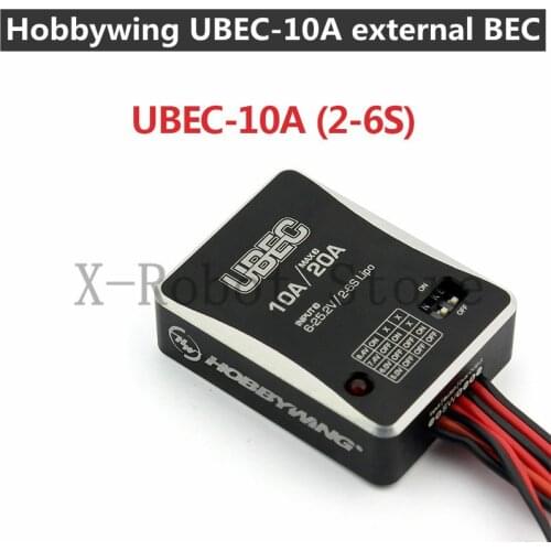 Hobby-wing UBEC 25A HV 3-18S 10A 2-6S Module External Switching for DIY FPV mini racing quadcopter drone