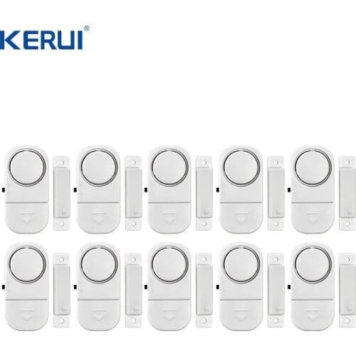 Independent Wireless Door Sensor Gap Sensor Magnetic Sensor Wireless Home Window Door Entry Anti Thief Security Alarm 90dB