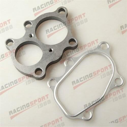 5 Bolt Vibrant GT25R/ GT28R Discharge Flange Divorced Ports & SS Gasket Kit