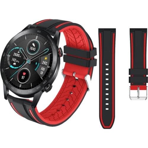 Silicone Strap For Huawei Watch GT 2E/Honor Magic 2 GT2 46MM Smart Watch Bands Replaceable Wrist Bracelets For Samsung Gear S3