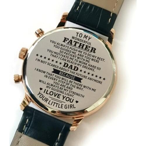 Reward Men's Watch With Leather Strap