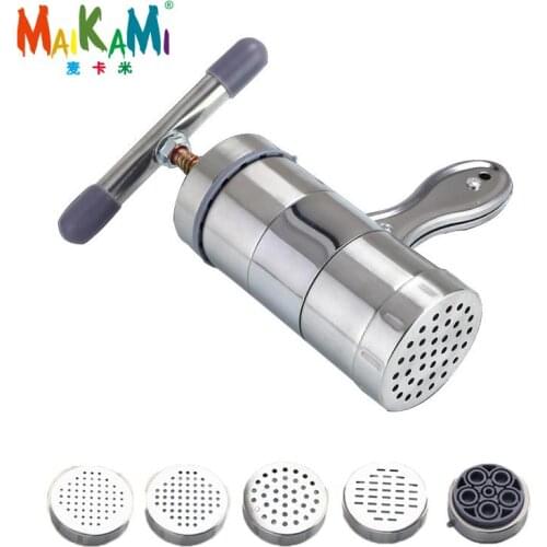 Manual Stainless Steel Noodle Maker Press Pasta Machine Crank Cutter Fruits Juicer Cookware Making Spaghetti Kitchen Tools