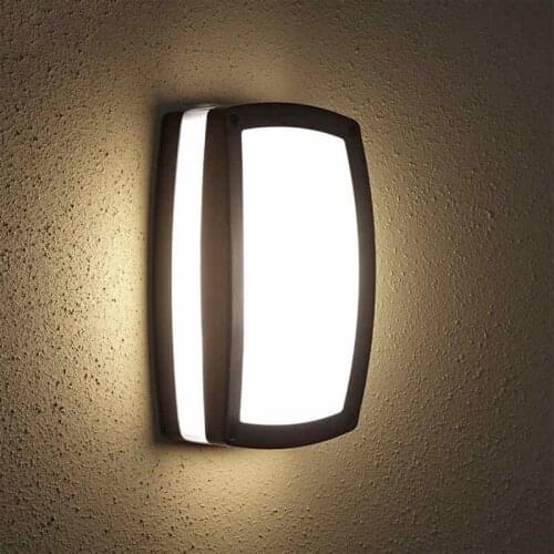 12W Led Waterproof Wall Lamp Ip65 Porch Light Outdoor Induction Radar Motion Sensor Courtyard Garden Wall Lam