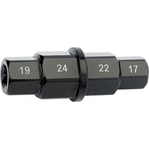 K0AF 1PC Motorcycle Front Wheel Spindle Removal Sleeve 17 19 22 24mm Hub Axle Hex Allen Spindle Driver Tire Wrench Accessorie