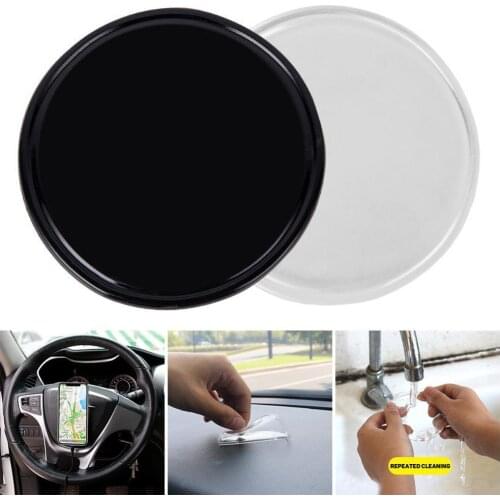 10Pcs Round Car Anti-Slip Magic Pads Dashboard Phone Perfume Jewelry Holder Mats