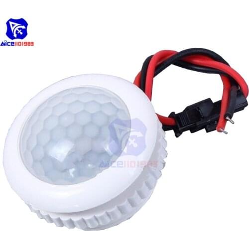 220V 50HZ PIR IR Infrared Human Induction Lamp Switch Light Control Ceiling Light Motion Sensor On Off 3-6m 20S Delay