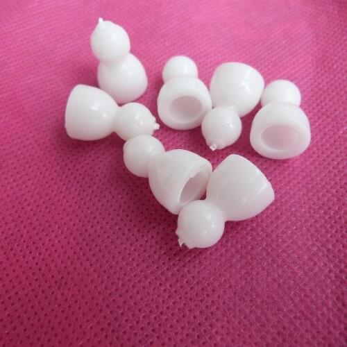 300pcs/lot--19x12x10mm white plastic bulk skeleton beads toy joint materials for animal doll accessories