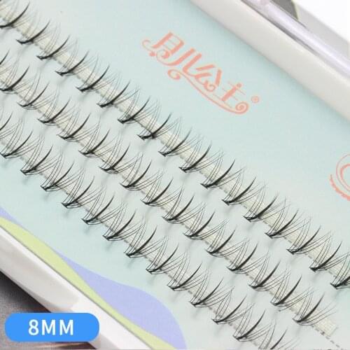 60 Professional Make-up Single Cluster Eyelashes Grafting False Eyelashes Eyelash Extension Single Eyelash Bundle Eye Makeuptool